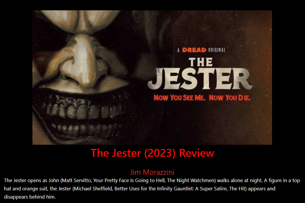 The Jester (2023) Review